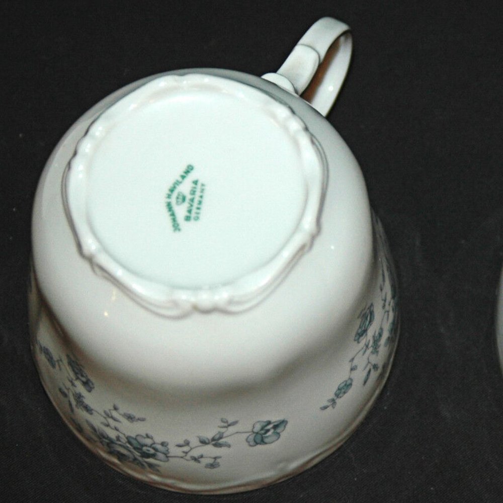 German Johann Haviland Bavaria Germany 2 Cups 2 Saucers EUC - Picture 4 of 9